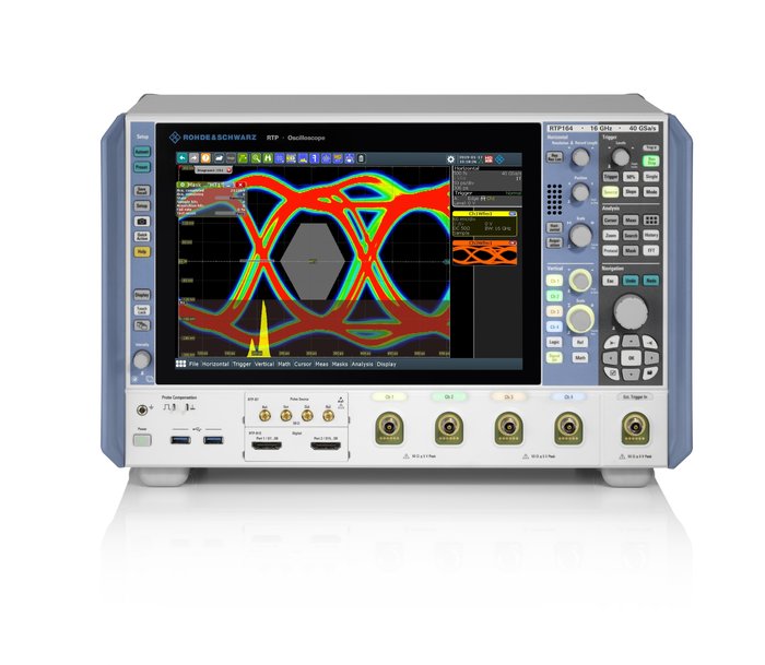 Osciloscópio de alto desempenho R&S RTP da Rohde & Schwarz duplica largura de banda máxima para 16 GHz